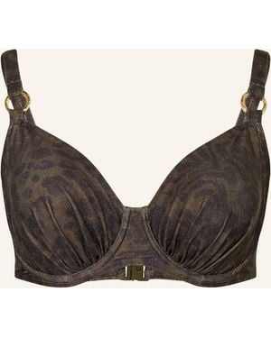 Primadonna Bügel-Bikini-Top RATJADA mit Glitzergarn - Schwarz
