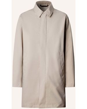 Hackett Stehkragenmantel SLOANE MAC - Natur