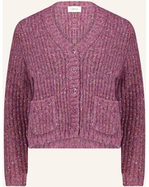 Cartoon Strickjacke - Lila