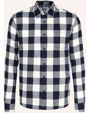 Knowledge Cotton Outdoor-Hemd Regular Fit - Blau