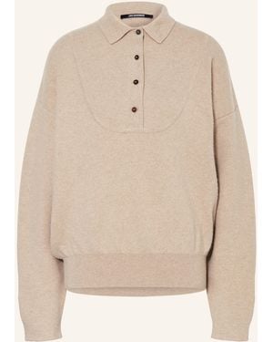 Jacquemus Pullover LA MAILLE VAREUSE PALLONE - Natur
