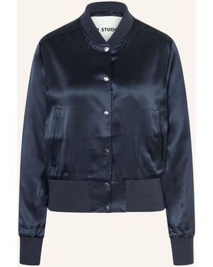 IQ Studio Blouson mit Seide - Blau