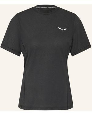 Salewa T-Shirt PUEZ DRY'TON - Schwarz