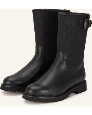 dirndl + bua Boots - Schwarz