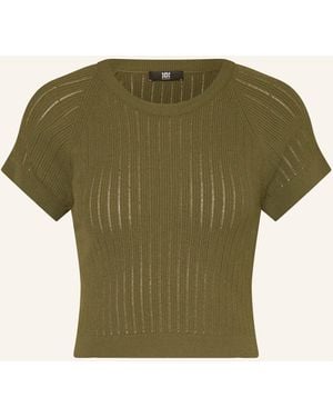 Riani Cropped-Strickshirt - Grün