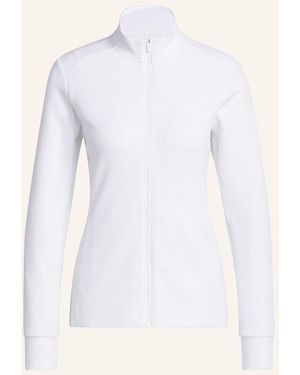 adidas PERFORMANCE TEXTURE FULL ZIP JACKE - Weiß
