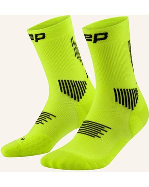 Cep Laufsocken CORE RUN COMPRESSION SOCKS MID CUT - Grün