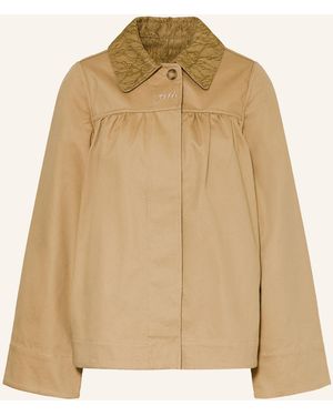 Damson Madder Overjacket MERCEDES zum Wenden - Natur