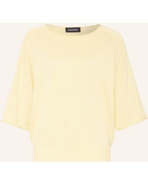 Repeat Cashmere Oversized-Pullover mit 3/4-Arm - Natur