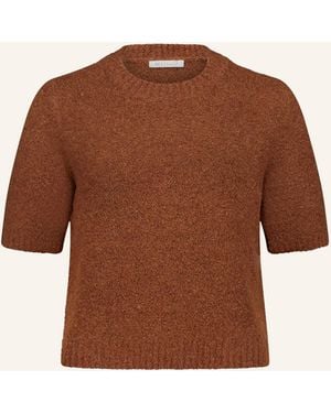 BETTY&CO Strickpullover mit Rundhalsausschnitt - Braun