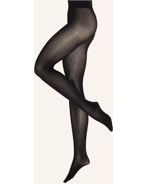 Wolford Feinstrumpfhose COTTON DOT - Schwarz