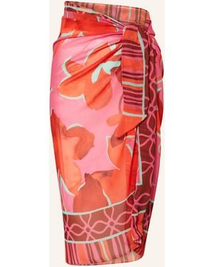 LIDEA® Pareo FUSED FLORALS - Rot