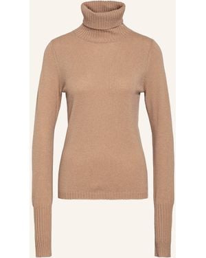 FTC Cashmere Rollkragenpullover aus Cashmere - Natur