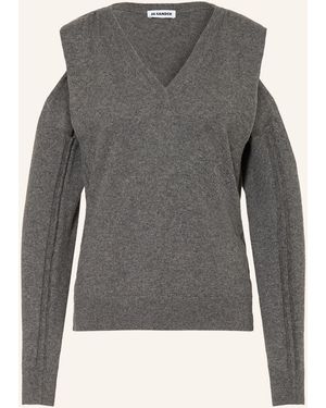 Jil Sander Cashmere-Pullover - Grau