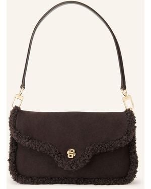 BOSS Handtasche BEYOND mit Teddyfell - Schwarz