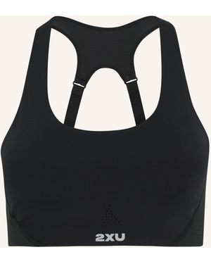 2XU Sport-BH AERO MESH MEDIUM IMPACT BRA - Schwarz