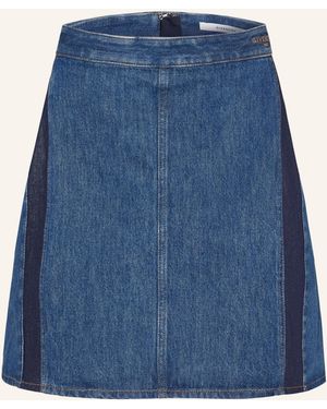 Givenchy Jeansrock MINI COCOON - Blau