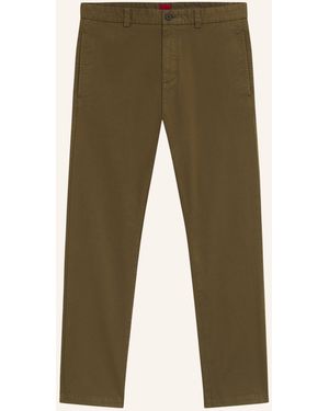 HUGO Casual Hose DAVID251D Slim Fit - Grün