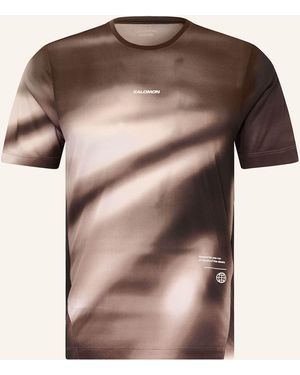 Salomon Laufshirt SHAKEOUT CORE - Mehrfarbig