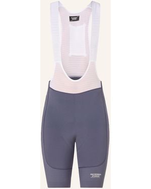 Pas Normal Studios Radhose MECHANISM PRO mit Trägern und gepolstertem Einsatz - Blau