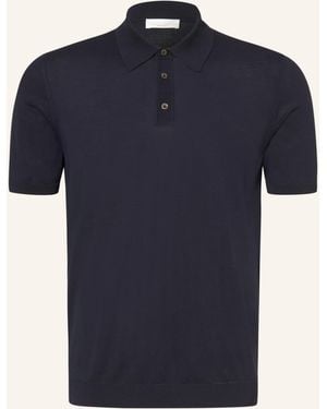 Roberto Collina Strick-Poloshirt - Blau