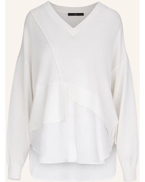 High Pullover RAPPORT - Weiß