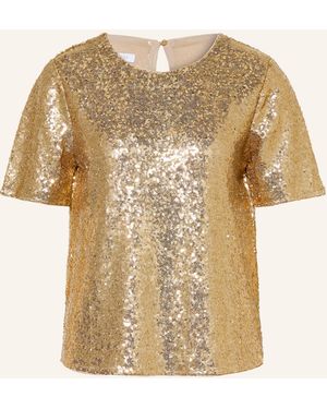 Hobbs Blusenshirt LILIBET mit Pailletten - Natur