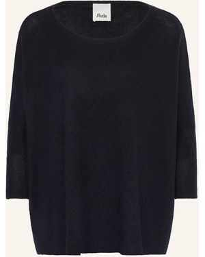 Allude Cashmere-Pullover mit 3/4-Arm - Blau
