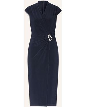 Joseph Ribkoff Kleid in Wickeloptik - Blau