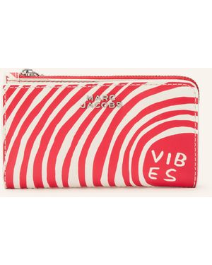 Marc Jacobs Geldbörse THE MEDIUM FLAT WALLET RED STRIPES - Rot