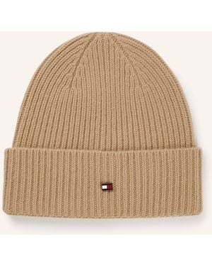 Tommy Hilfiger Cashmere-Mütze - Natur