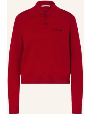 Givenchy Strick-Poloshirt mit Cashmere - Rot