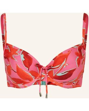 LIDEA® Bügel-Bikini-Top FUSED FLORALS - Rot