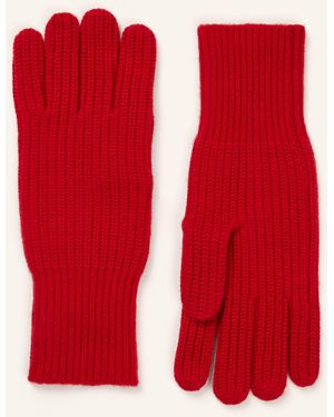 Mrs & HUGS Handschuhe mit Cashmere - Rot