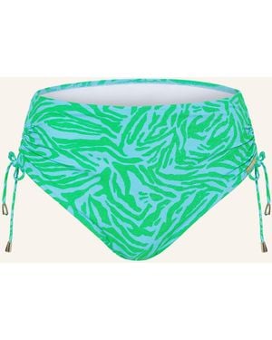 LIDEA® High-Waist-Bikini-Hose AQUA MUSE mit Glitzergarn - Grün