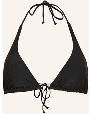 Mrs & HUGS Triangel-Bikini-Top - Schwarz