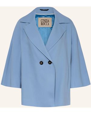 Cinzia Rocca Cabanjacke mit 3/4-Arm - Blau