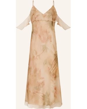 Luisa Cerano Cocktailkleid aus Seide - Natur
