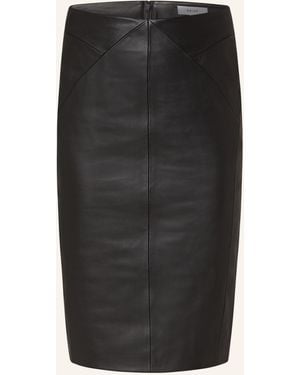 Reiss Lederrock RAYA - Schwarz