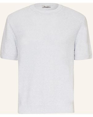 COS Strickshirt mit Leinen - Weiß