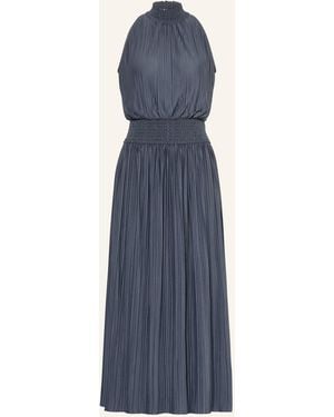 Samsøe & Samsøe Plisseekleid UMA - Blau