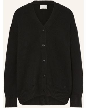 Loulou de Saison Strickjacke DUCA aus Cashmere - Schwarz