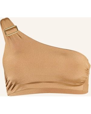Max Mara One-Shoulder-Bikini-Top ALISIA - Natur