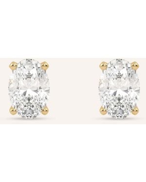 VEYNOU Ohrstecker ARDEN aus 14 Karat Gelbgold und 1,40ct. Lab-Grown Diamanten - Natur