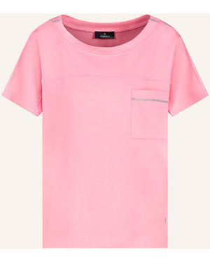 Monari Sweatshirt mit Schmucksteinen - Pink