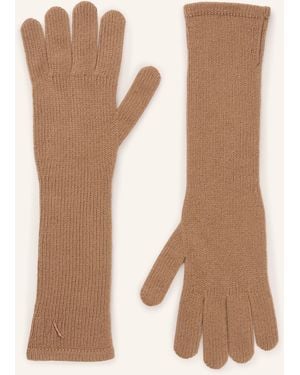 Max Mara Handschuhe MMJOCK aus Cashmere - Braun