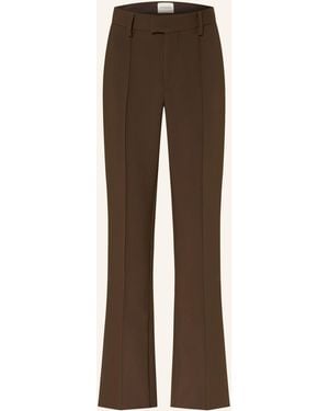 Closed Bootcut-Hose DENAIR - Braun