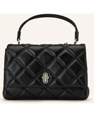 Marc Jacobs Umhängetasche THE SLIM DUAL CHAIN QUILTED - Schwarz