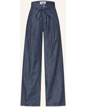 Cambio Wide Leg Jeans ALINA - Blau