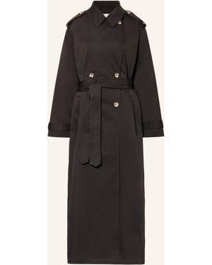 Ichi Trenchcoat IHGILANA - Schwarz